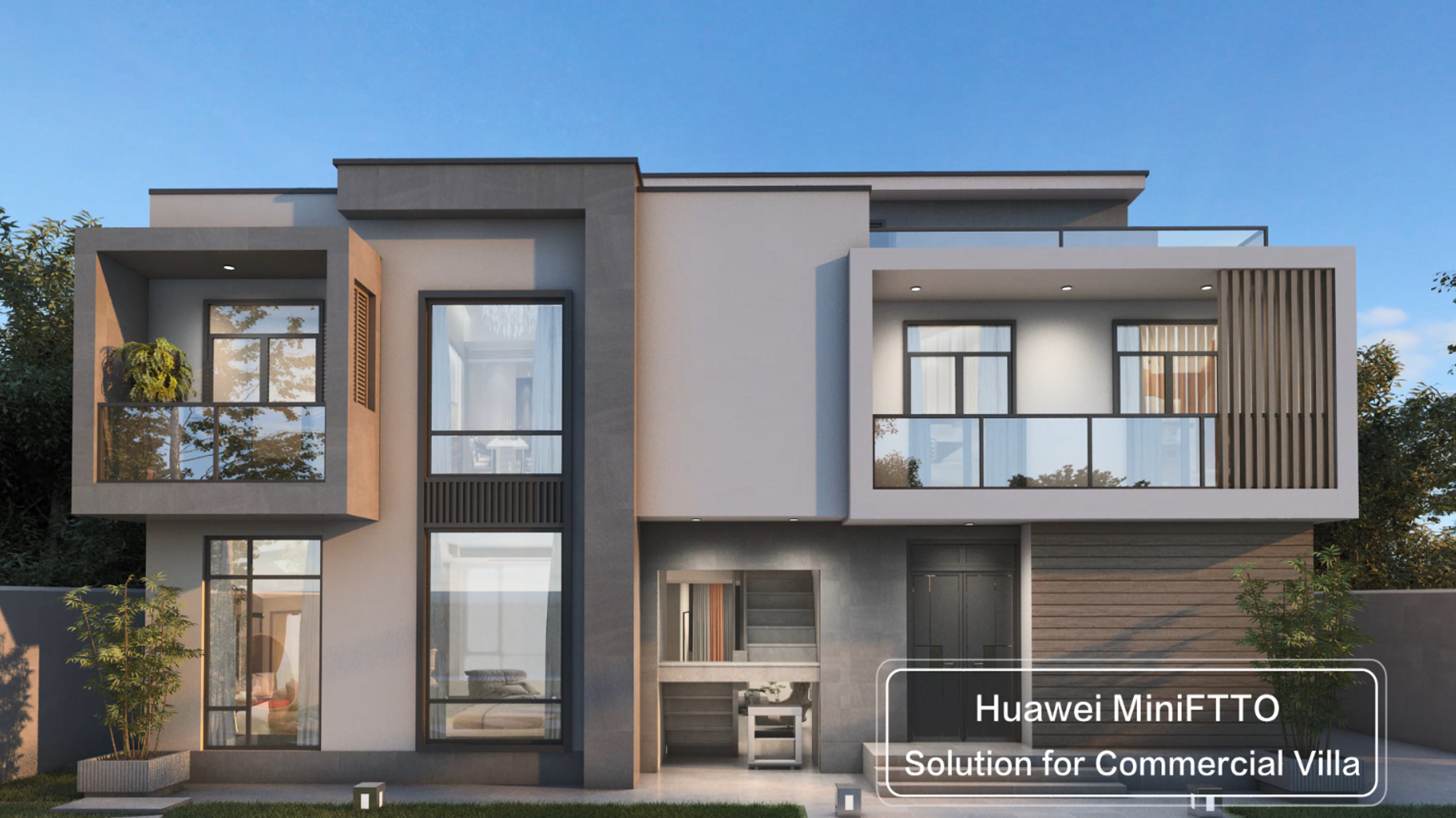 MiniFTTO Solution @ Commercial Villa
